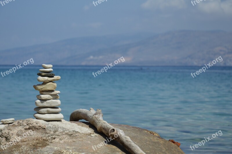 Sea Beach Holiday The Stones Sand