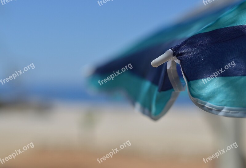 Umbrella Blue Sea Water Beach