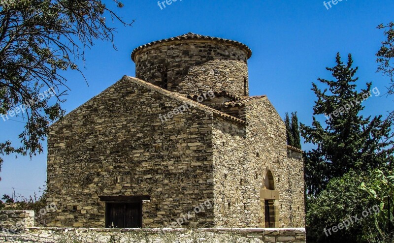 Cyprus Kato Lefkara Ayios Timotheos Church 15th Century