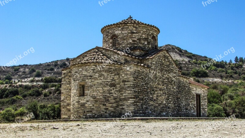 Cyprus Kato Lefkara Archangel Michael Church 12th Century