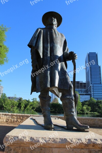 Stevie Ray Vaughan Statue Austin Free Photos