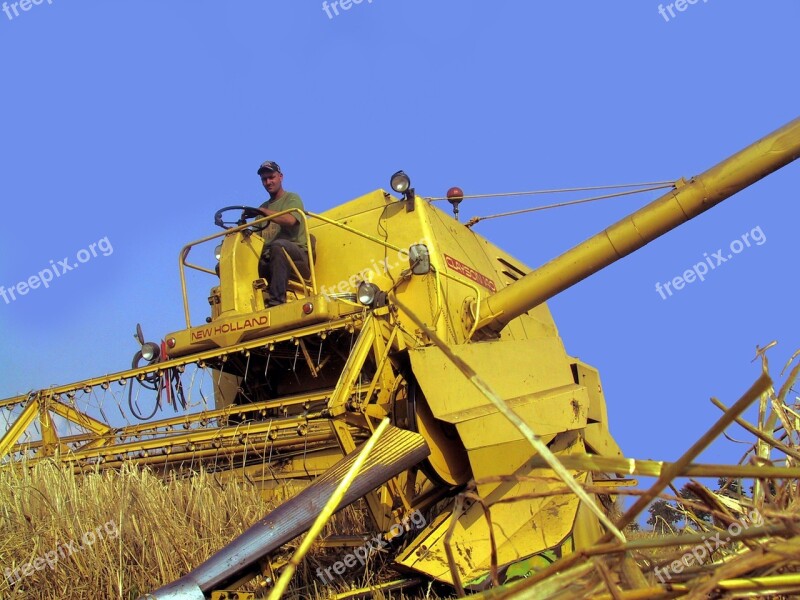 Combine Harvester Combine Clayson-140 New-holland Grain Harvest