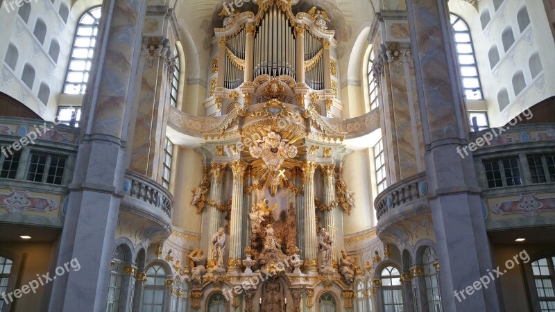 Dresden Church Dresden Frauenkirche Frauenkirche Altar