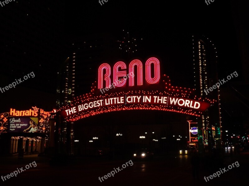 Reno Nevada Sign City Travel