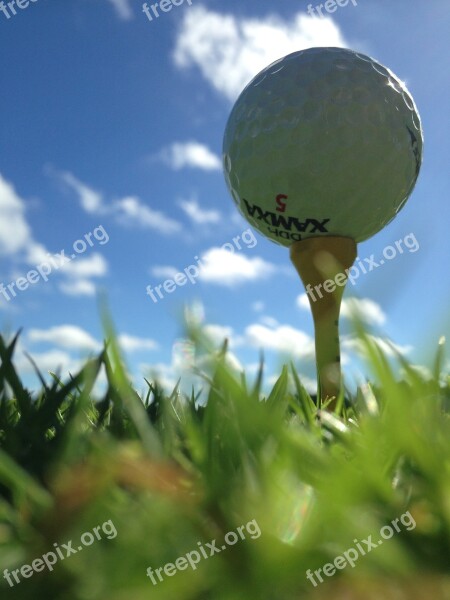 Golf Golf Ball Sky Grass Game