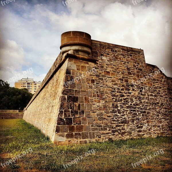 Wall Citadel Pamplona Fortification Citadel Of Pamplona Free Photos