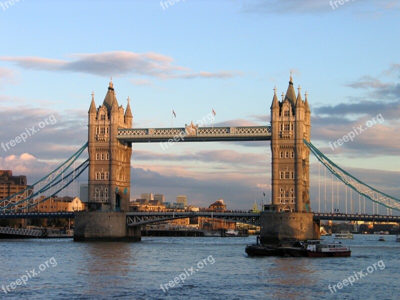 London Tower Bridge Bridge River Thames England