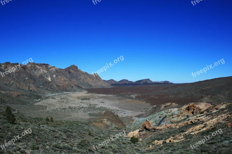 Canary Islands Teide National Park Tenerife Spain Teide