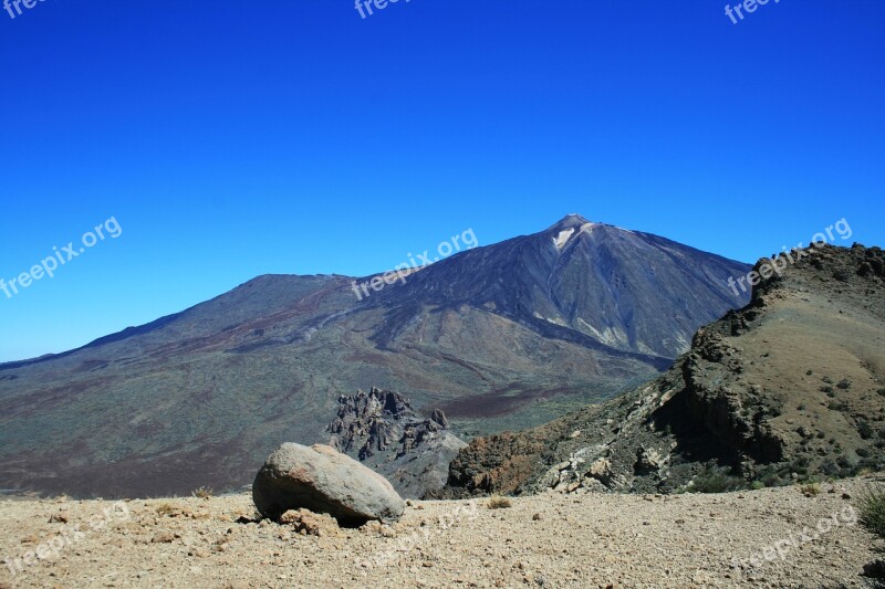 Canary Islands Teide National Park Tenerife Spain Teide