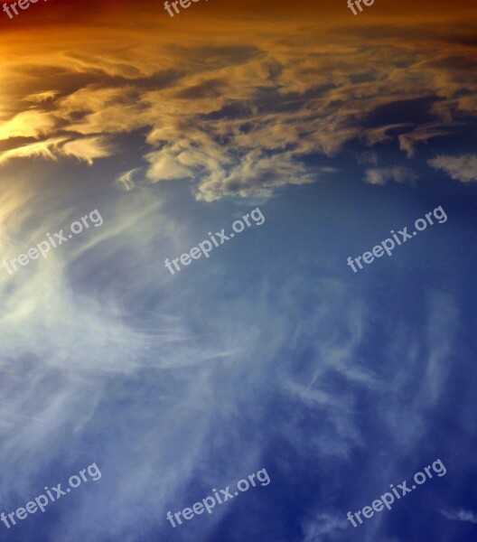 Sky Cloud Forms Red Coloring