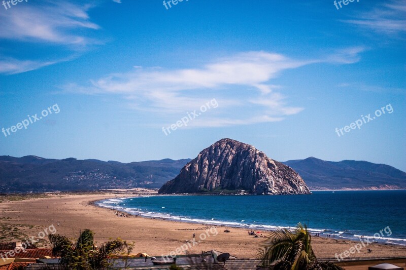 Morro Bay Pacific Ocean Beach Free Photos