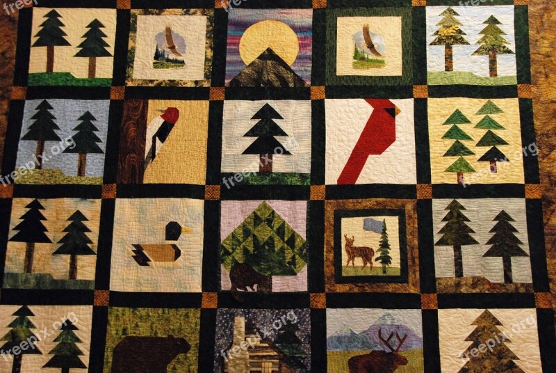 Quilt Quilting Lap Patches Textile