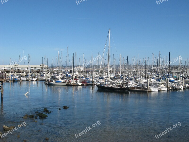 Sea Port Bay Harbor Marina Sailboat