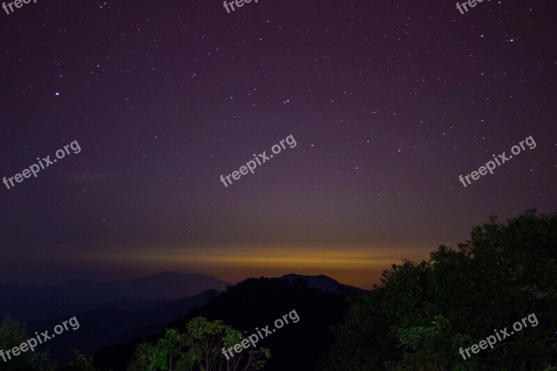 The Night Sky Sky The Star The Night Free Photos