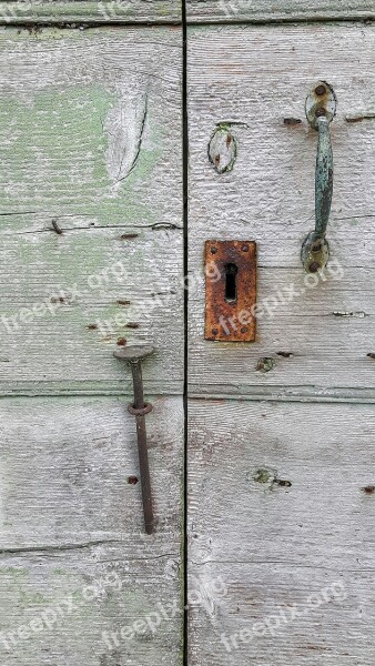 Wood Texture Paint The Framework Door