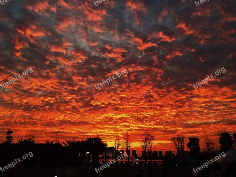 Cloud Xiamen Day Evening Dramatic