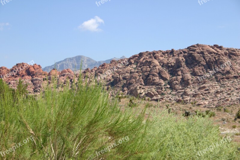 Red Rock Canyon Las Vegas Perspective Landscape Nevada