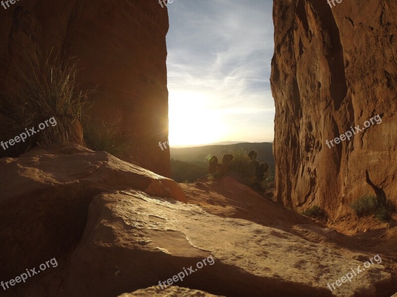 Sedona Arizona Suns Nature Cathedral