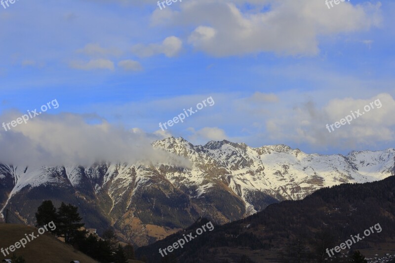 Mountain Mount Landscape Nature Peak