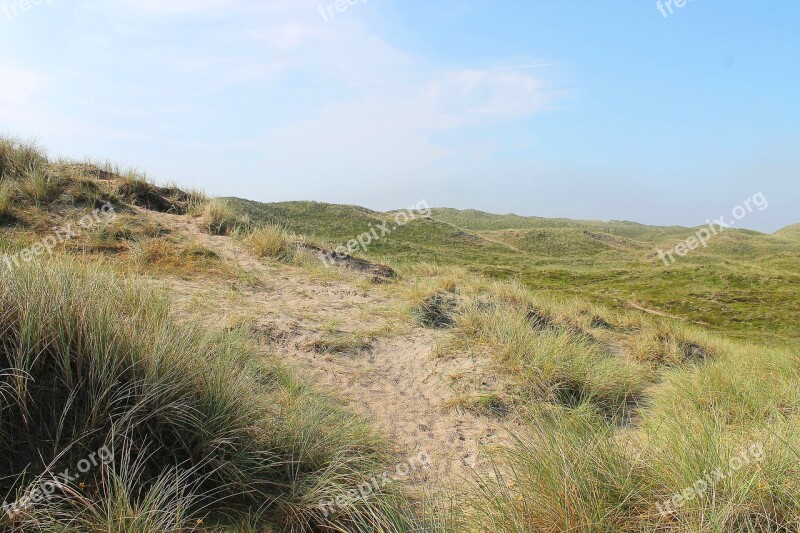 Dunes Danish Denmark Summer Sol