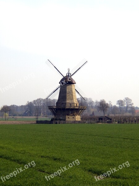 Mill Old Wing Old Mill Windmill