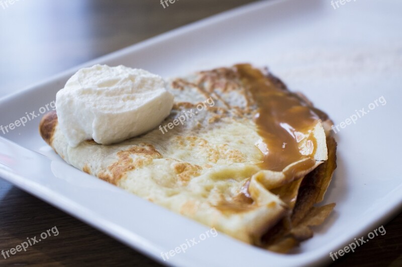 Dessert Crepe Carmel Free Photos