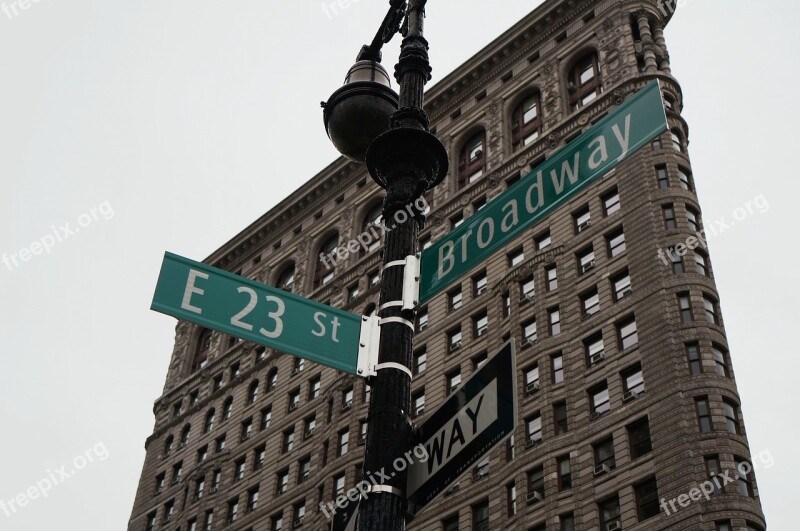 Broadway New York Usa Time Square Nyc