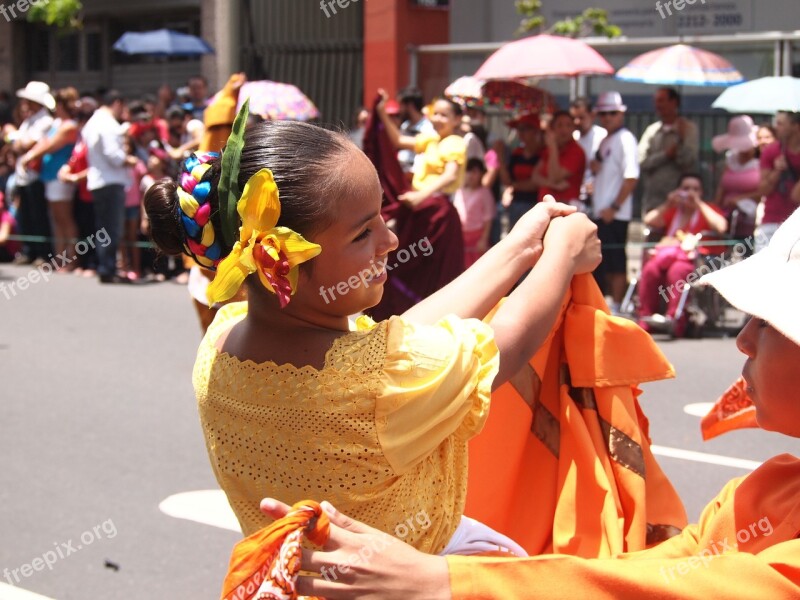 Dance National Holidays Celebration Girl Happy Children