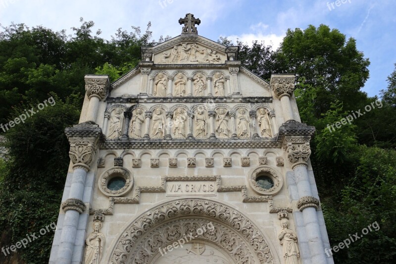 Way Of The Cross Via Crucis Cross Christian France