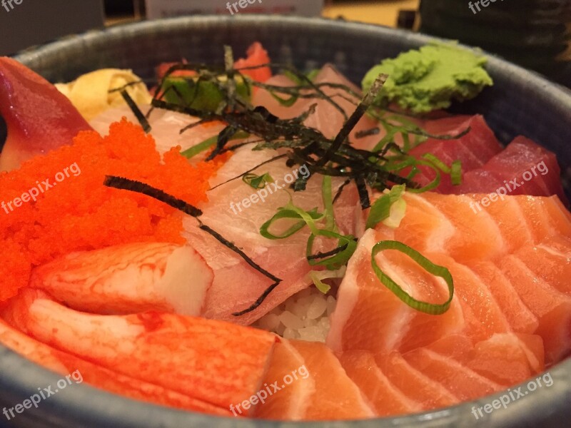 Sashimi The Diet Rain Raw Fish Disc