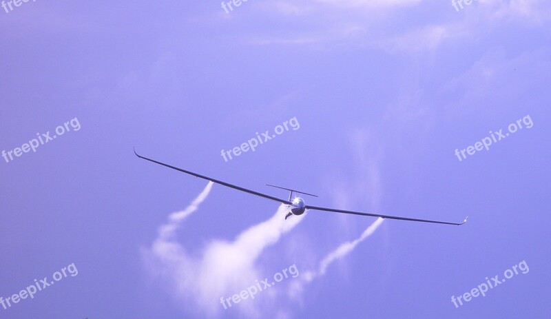 Glider Air Sports Aircraft Approach Flugshow