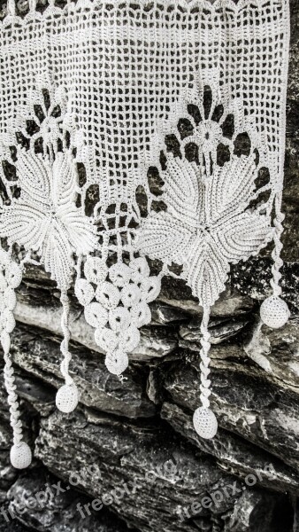 Handiwork Embroidery Needlework Lace White