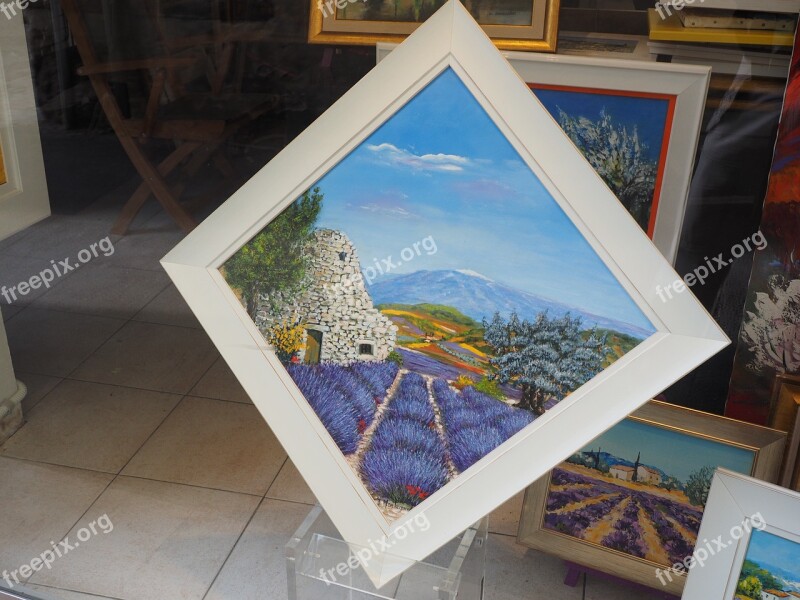 Image Painting Paint Provence Lavendelfed