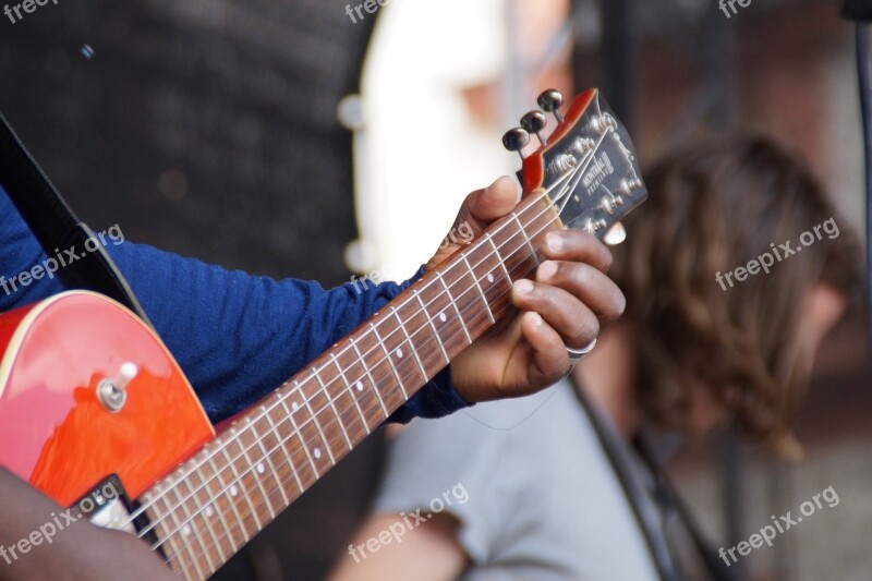 Guitar Music Concert Instrument Close Up