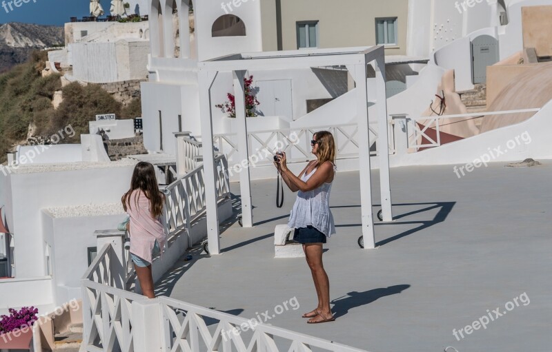 Santorini Oia Greece People Person