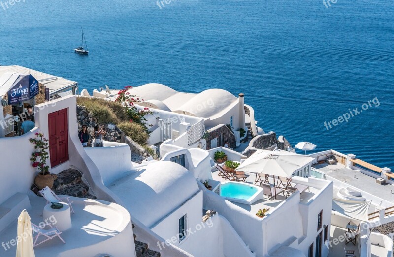 Santorini Oia Greece Travel Summer