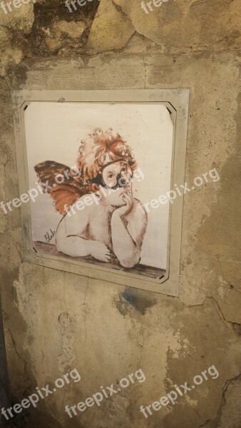 Florence Guerrilla-art Artists Baldwin Angel