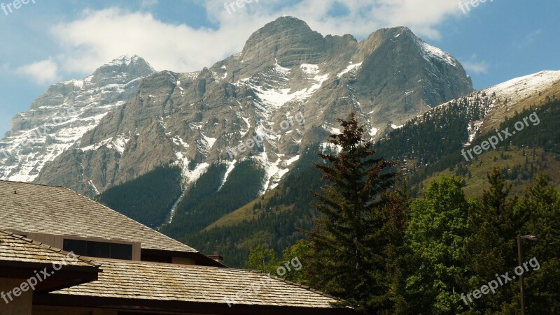 Rockies Canada Banff Landscape Rocky