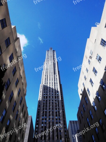 Rockefeller Center Nyc Skyscrapers Skyscraper New York