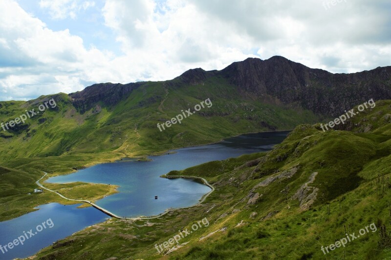 Mountain Lake Landscape Nature Water