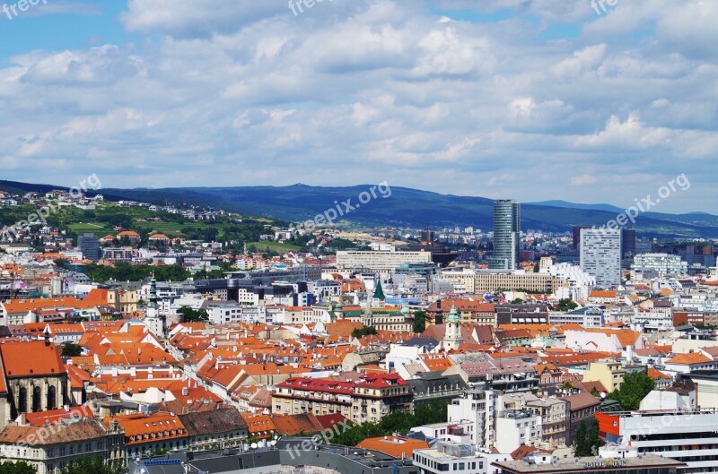 Bratislava Slovakia City The Roof Of The Houses