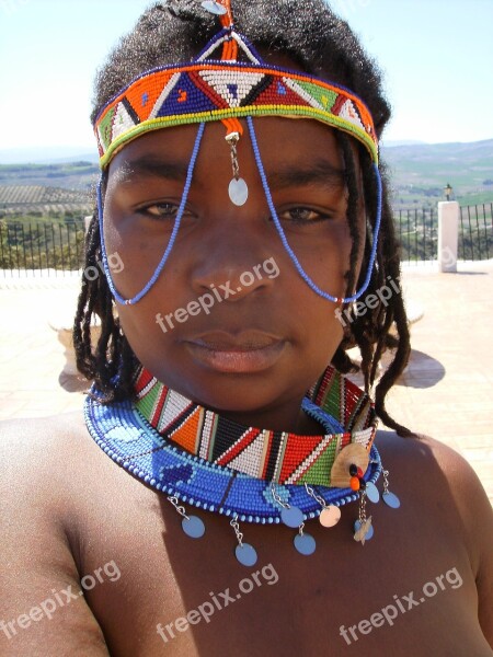 Woman African Tribal Naked Guy