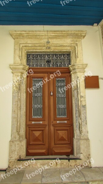 Door House Entrance Wood Neoclassic