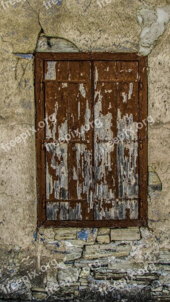 Window Old Weathered Decay Wear