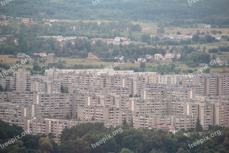 Prefabricated Buildings Vilnius Lithuania Soviet Union Architecture