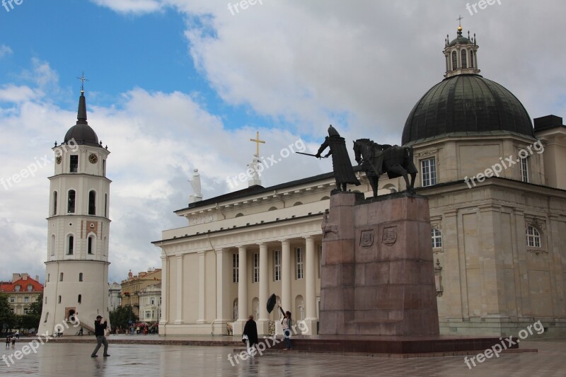 Lithuania Vilnius St Catherine's Church Eastern Europe Free Photos