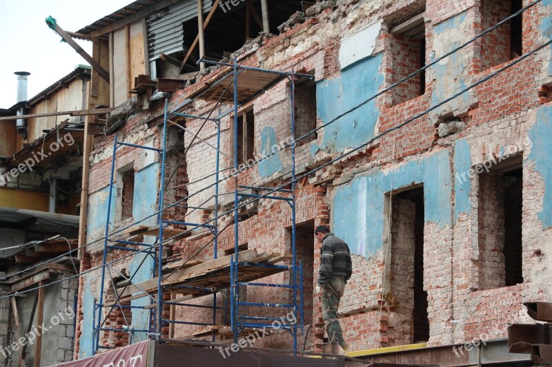 Bauruine Site Construction Old Old Building