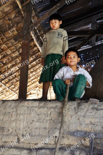 Children Play Cheerful Curious Free Photos