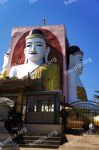 Buddha Myanmar Gold Burma Bago