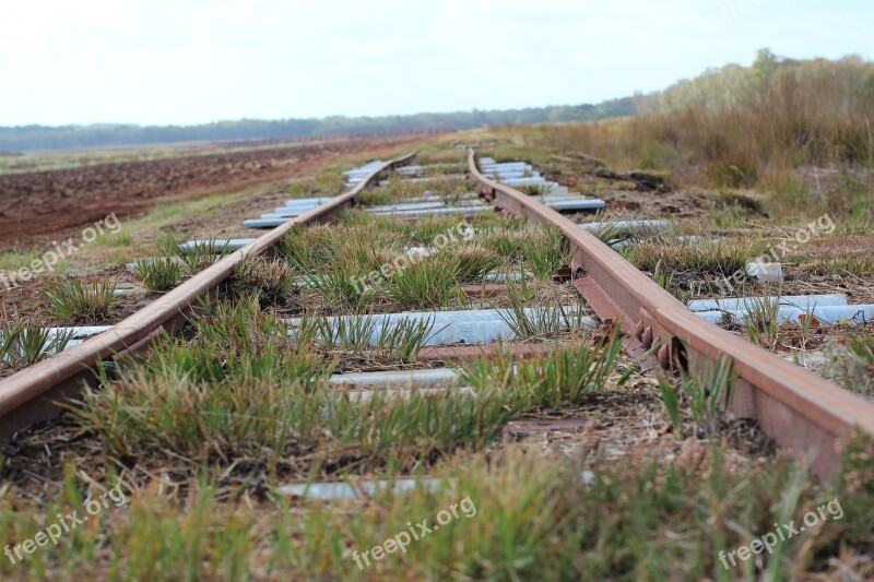 Railway Rails Rails Track Nature Endless